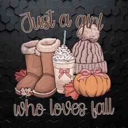 cozy season just a girl who loves fall png
