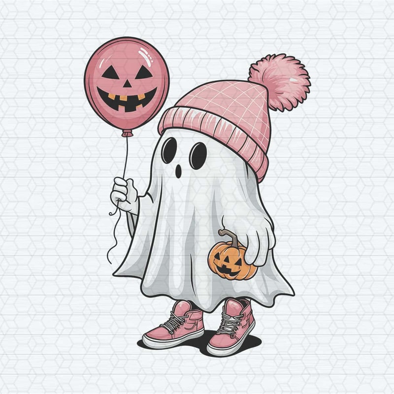 Retro Spooky Season Halloween Ghost Sublimation PNG.jpg