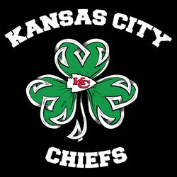 Shamrock Football St Patricks Day Kansas City Chiefs SVG