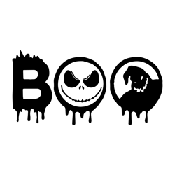 boo nightmare before christmas svg jack skellington svg ooogie boogie svg