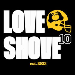 Love Shove Est 2023 Football Helmet SVG