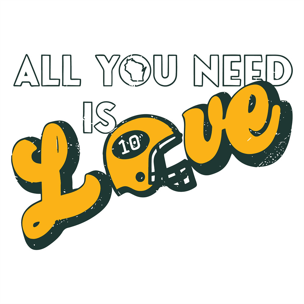 All You Need Is Football Love Number 10 SVG Design.png