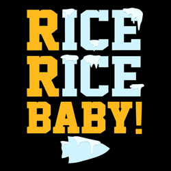 Kansas City Chiefs 'Rice Rice Baby' SVG Design