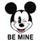 Mickey Mouse Be Mine Cute Valentine SVG.png
