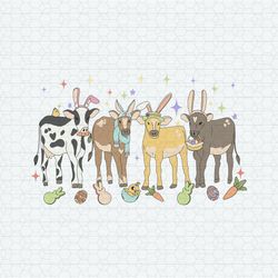 Funny Heifer Easter Cows Bunny SVG