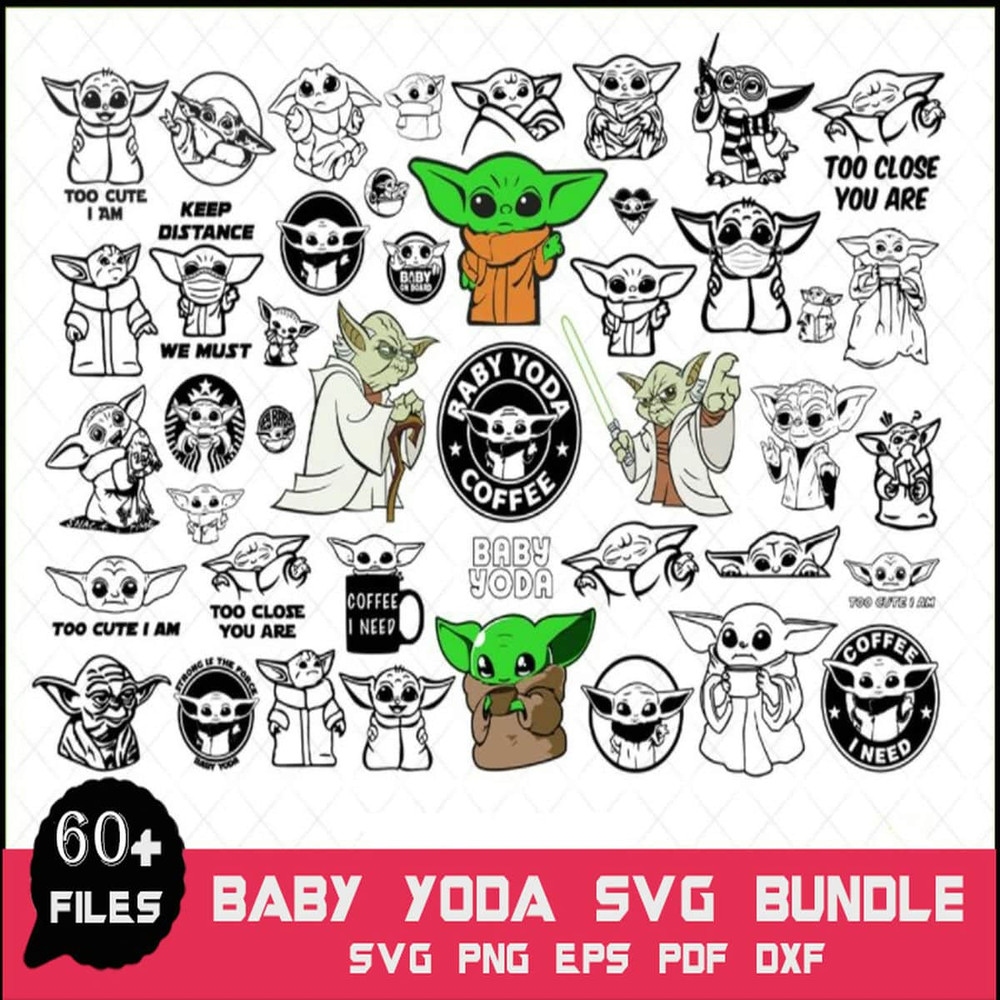 60+ Files Grogu Baby Yoda Star Wars SVG Bundle Files For Cricut.jpg