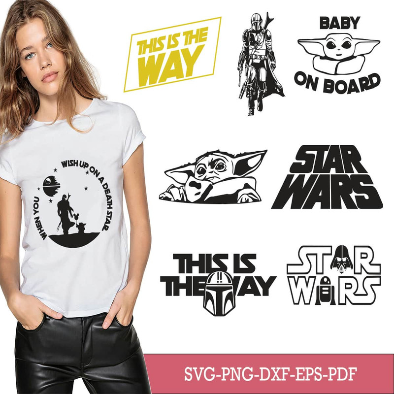 8 File Star Wars Logo Bundle SVG Baby On Board SVG Baby Yoda Movie Logo SVG Alien SVG Darth Vadar.jpg