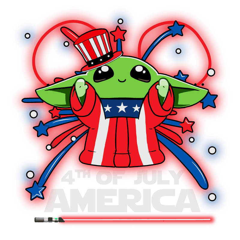 America Baby Yoda - Happy 4th Of July Disney Star Wars SVG.png