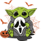 Baby Yoda Ghost Scream SVG - Halloween Party.png