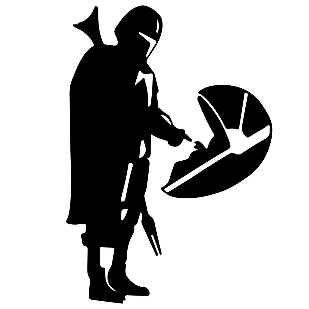 Baby Yoda SVG Star Wars SVG The Mandalorian The Child SVG.png