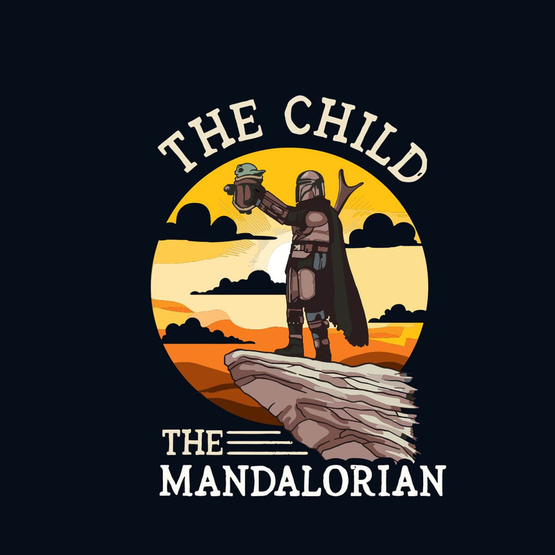 Baby Yoda The Child The Mandalorian SVG Trending Star Wars Bayby Yoda Lovers SVG.jpg