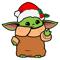 Christmas Baby Yoda Funny Christmas SVG.png