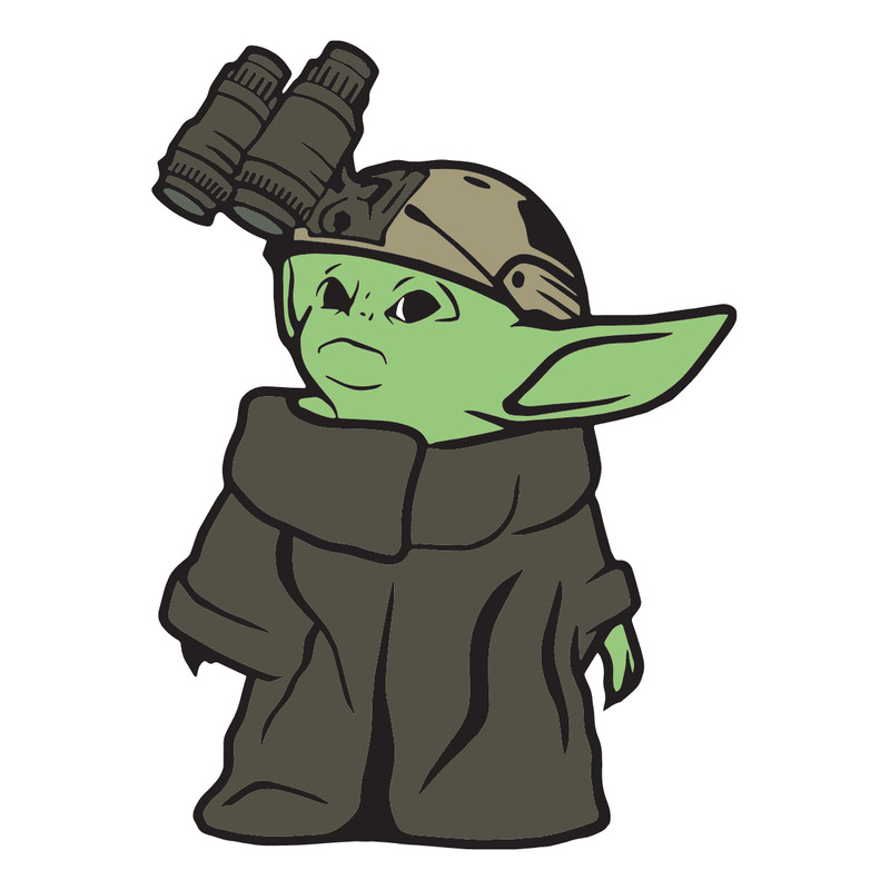 Cute Baby Yoda Baby Alien Shirt Yoda Shirt Star Wars SVG Disney Disneyland SVG.png