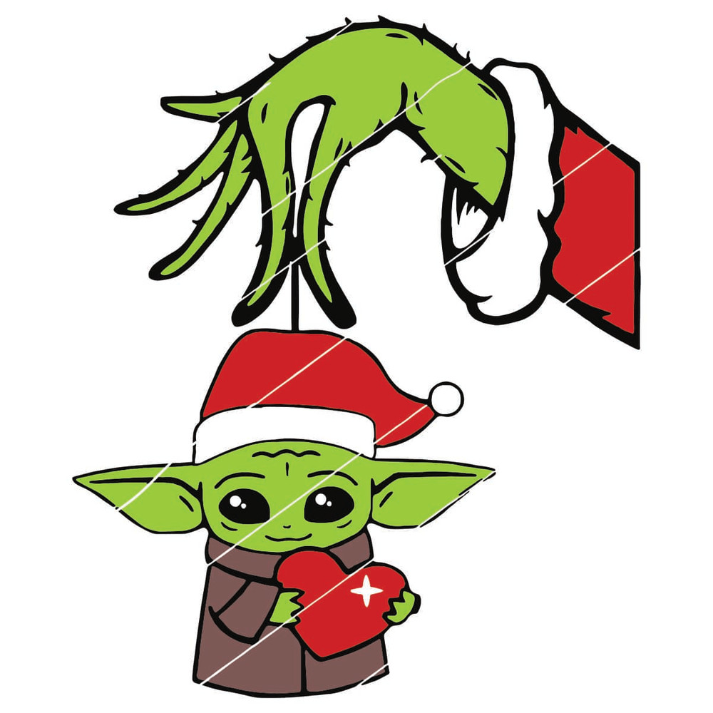 Great Grinch Hand Holding Baby Yoda Hug Heart SVG.jpg