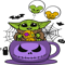 Halloween Baby Boo Baby Yoda Pumpkin Trick Or Treat Boo SVG Cricut Files Cut Files.png