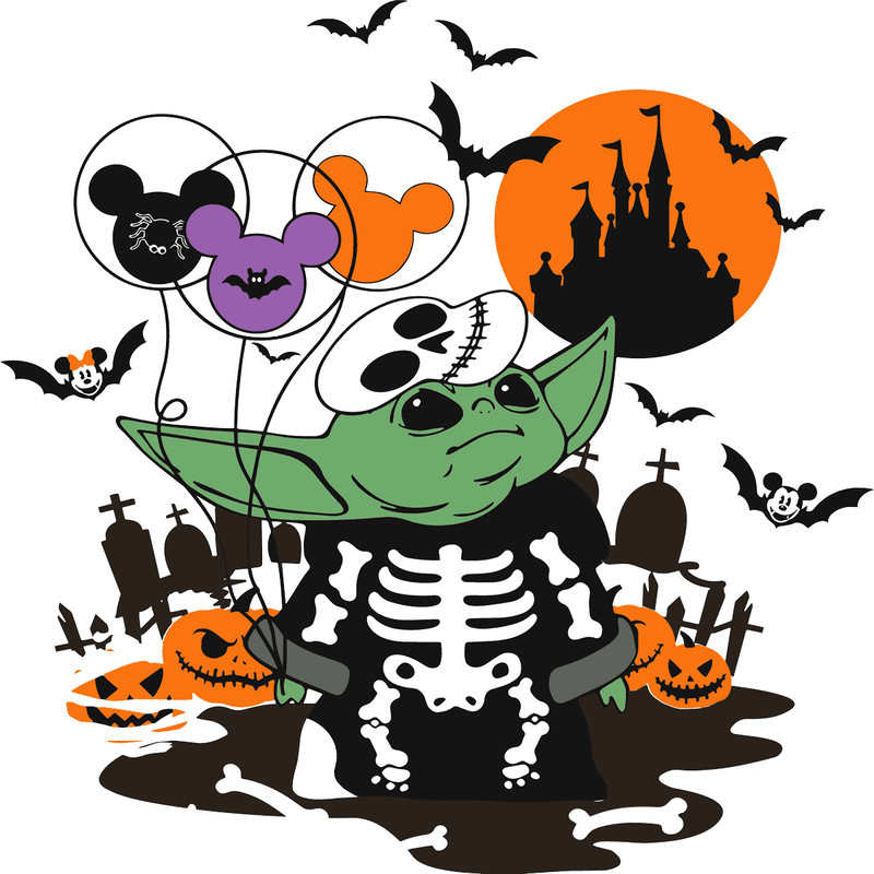 Halloween Baby Boo Pumpkin Mickey SVG.png