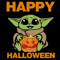 Happy Halloween With Baby Yoda - Baby Yoda Hugging Pumpkin SVG.png