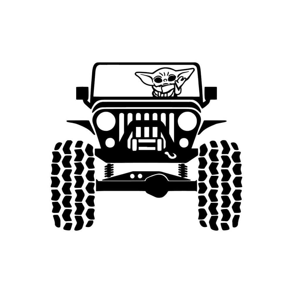 Jeep Peace Baby Yoda SVG Jeep Car SVG Digital File.jpg