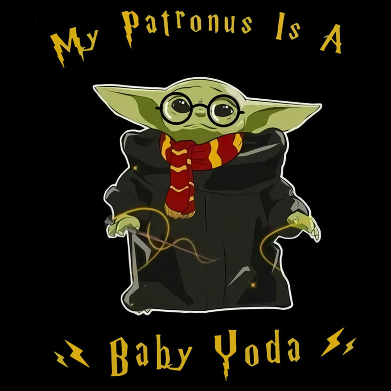 My Patronus Is A Baby Yoda SVG Files For Silhouette Files Instant Download.jpg