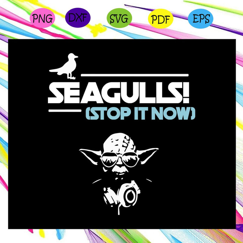 Seagulls Stop It Now Master Yoda Star Wars Classic Movies Santa Claus Christmas SVG.jpg