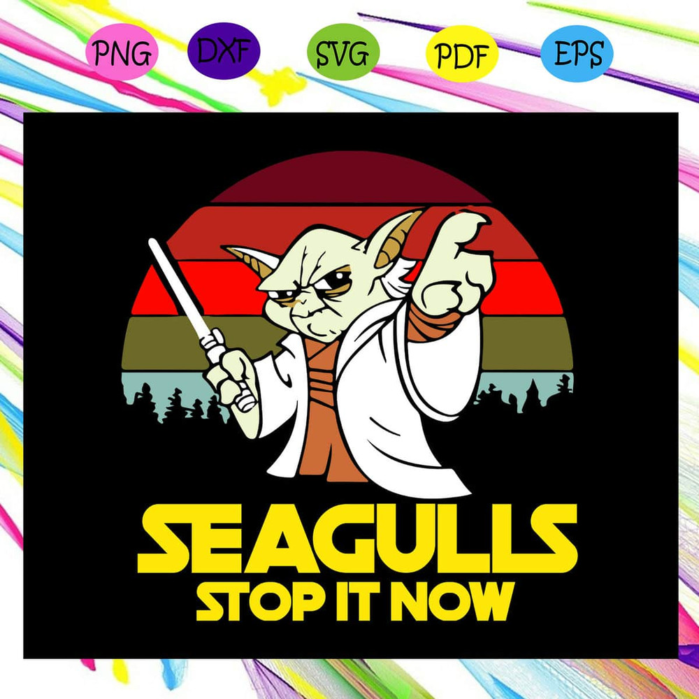 Seagulls Stop It Now Master Yoda Star Wars SVG Classic Movies Yoda Santa Claus SVG.jpg