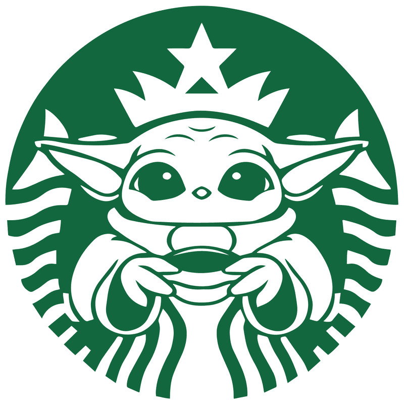 Star Wars Coffee Baby Yoda SVG.png
