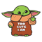 Too Cute I Am - Cute Baby Yoda Gift Friendzone SVG.png