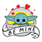 Valentine Be Mine Baby Yoda SVG - Valentine Star Wars SVG.png
