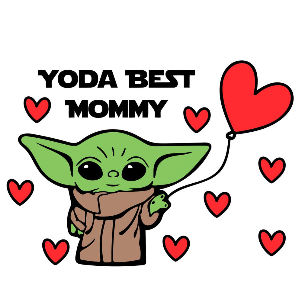Yoda Best Mommy - Best Gift For Mother's Day Mother Lovers SVG.jpg
