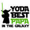 Yoda Best Papa In The Galaxy -Gift For Father's Day SVG.jpg