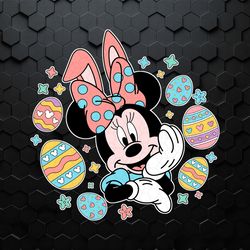 Cute Minnie Mouse Happy Easter SVG