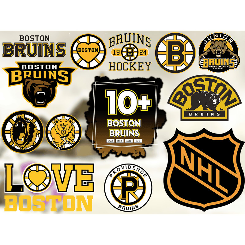 13 Files Boston Bruins Svg Bundle, Boston Bruins NHL Logo Svg.png