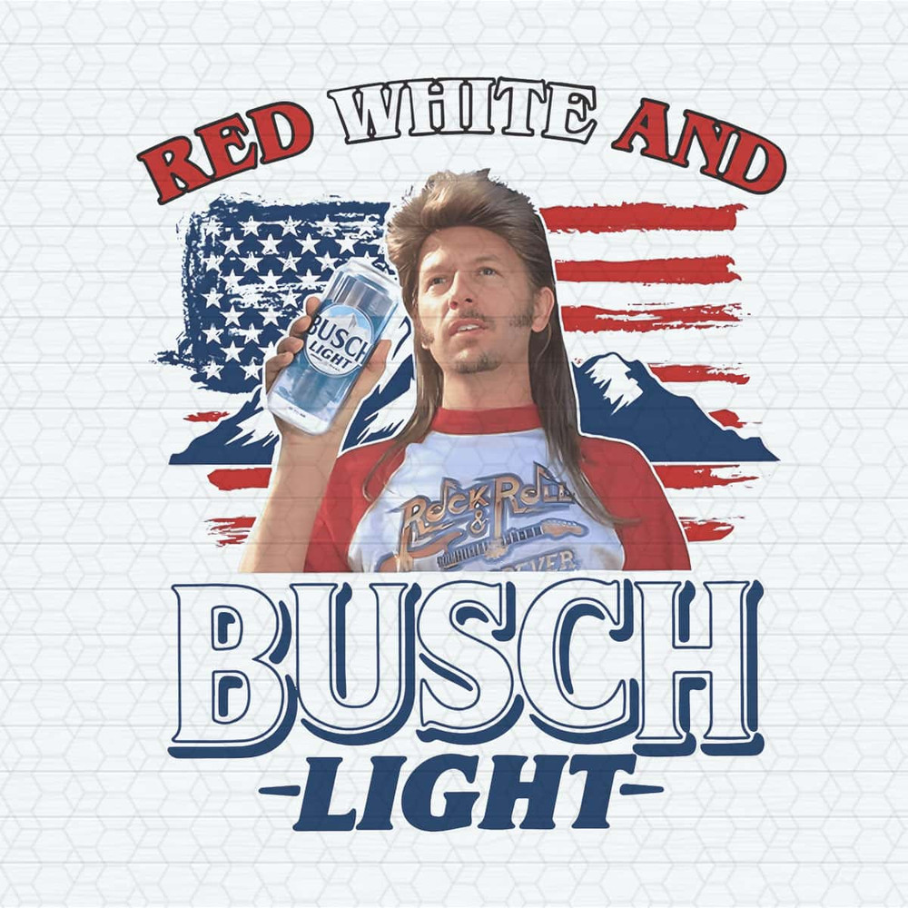 Joe Dirt Red White And Busch Light PNG.jpg