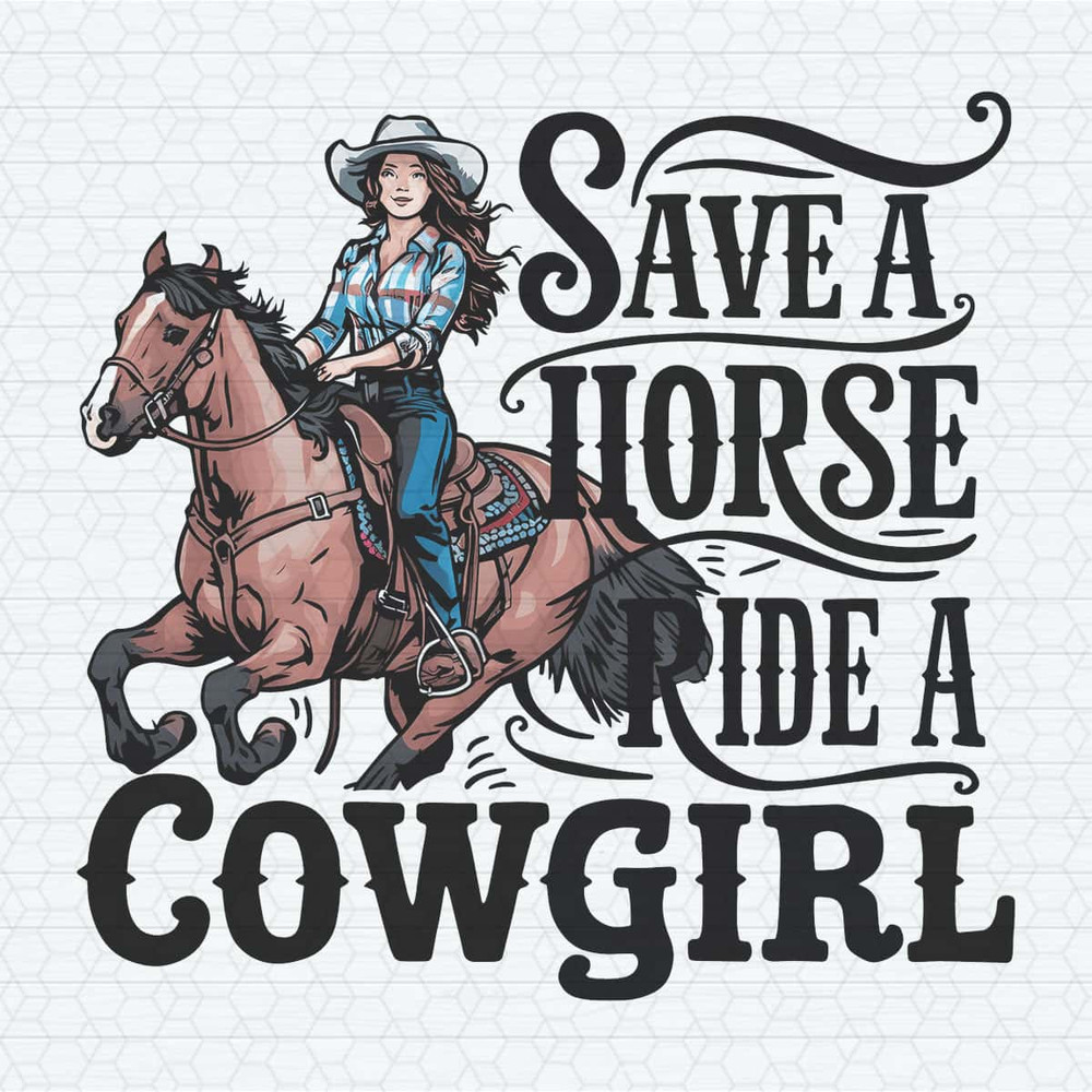 Lesbian Pride Save A Horse Ride A Cowgirl PNG.jpg