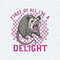 Checkered Possum First Of All I'm A Delight SVG.jpg