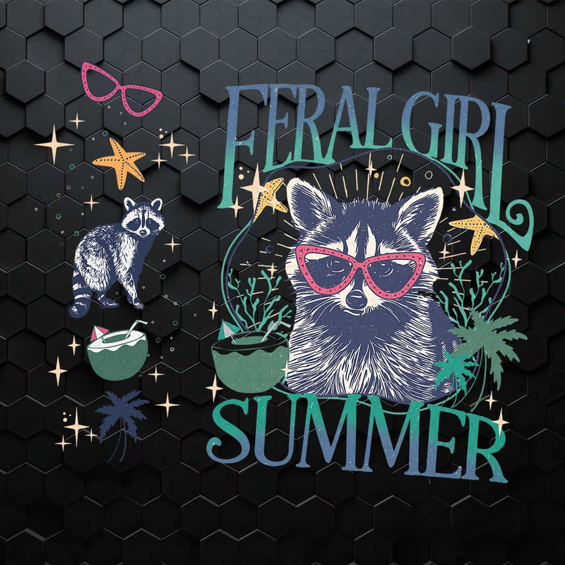 Feral Girl Summer Raccoon Sea Vibe PNG.jpg