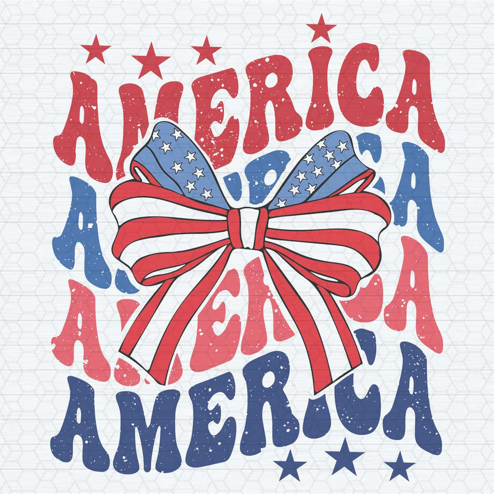 Retro America Ribbon Bow USA Flag PNG.jpg