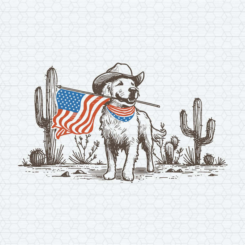 Western Golden Retriever 4th Of July SVG.jpg