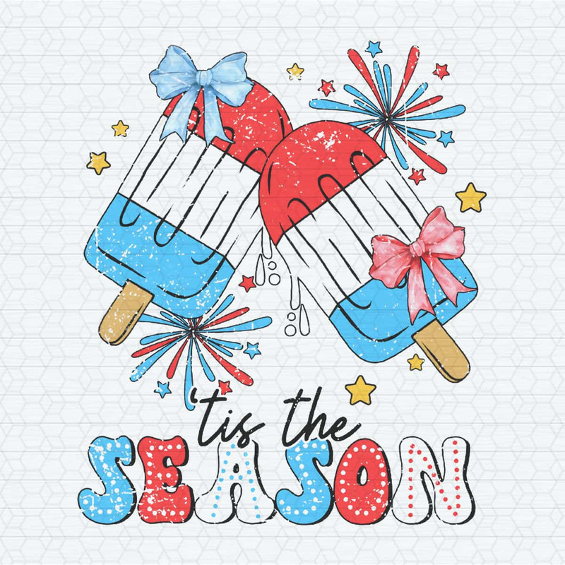 Tis The Season American Popsicle 4th Of July PNG.jpg