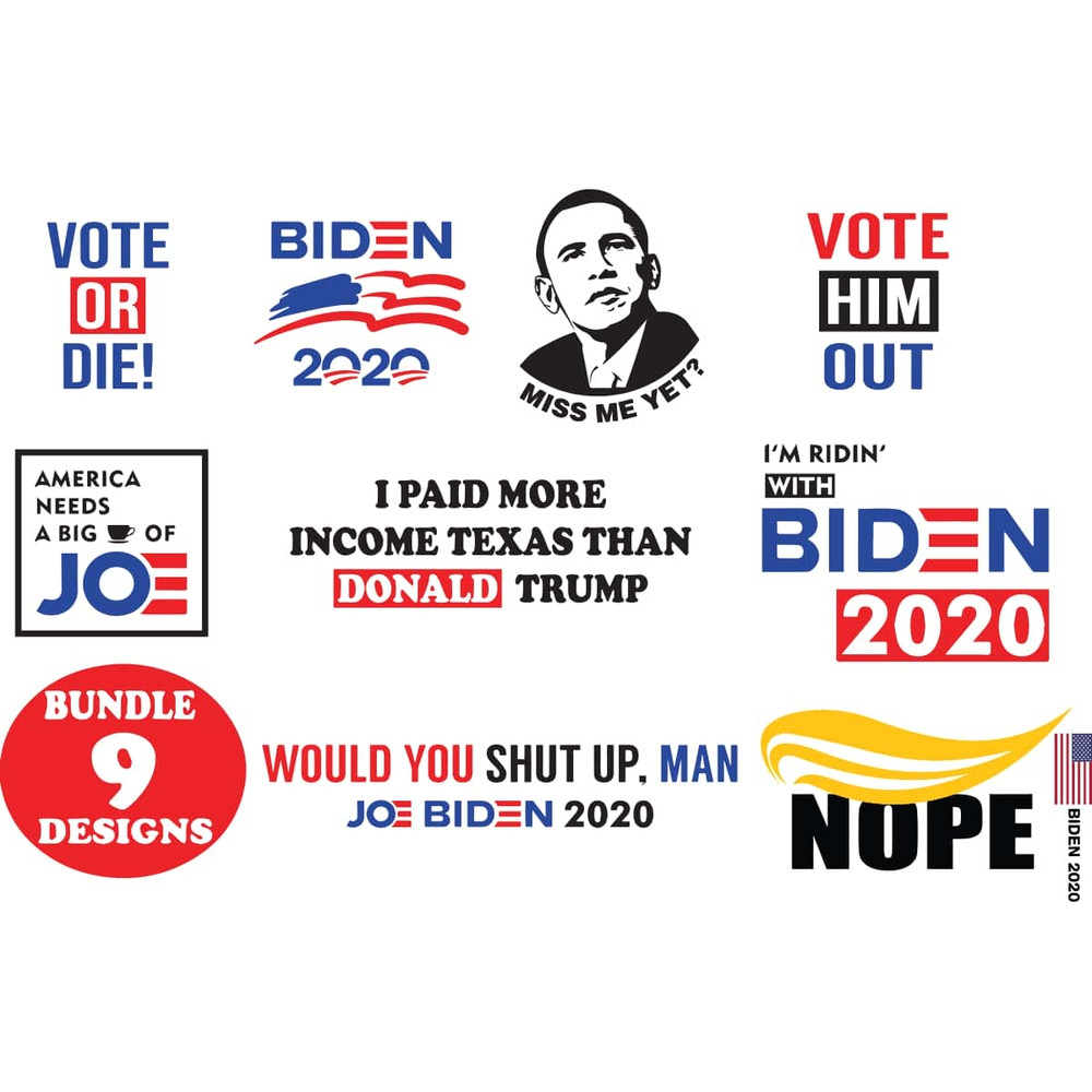 9 Files USA Election Bundle SVG USA Election SVG Barack Obama SVG Trump SVG Joe Biden SVG.jpg