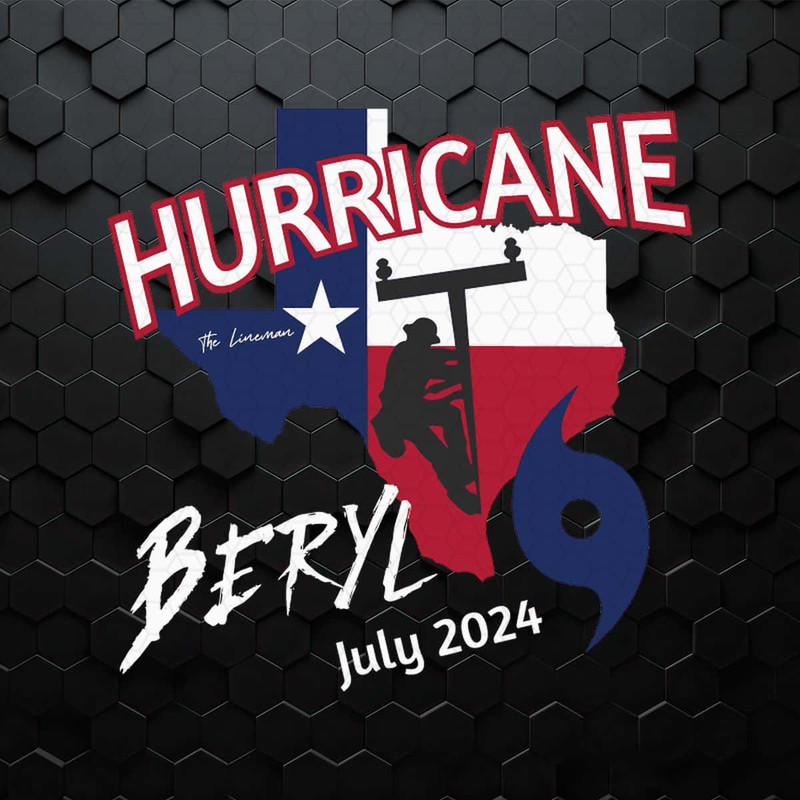 Hurricane Beryl July 2024 The Lineman SVG.jpg