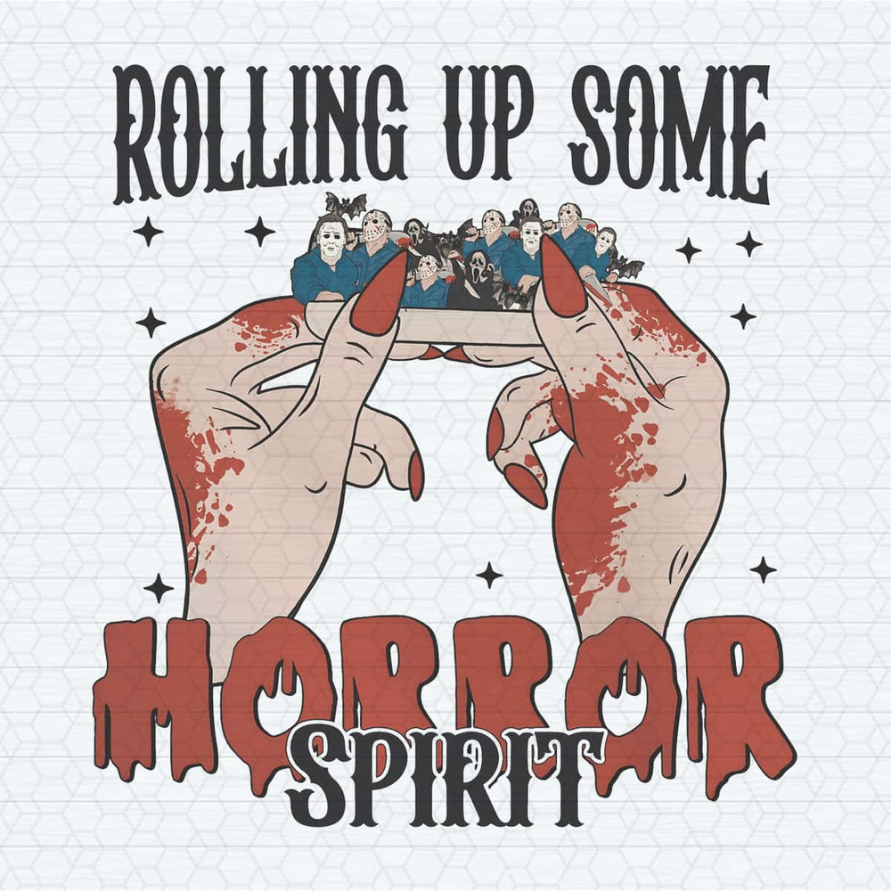 Rolling Up Some Horror Spirit Halloween Killers PNG.jpg