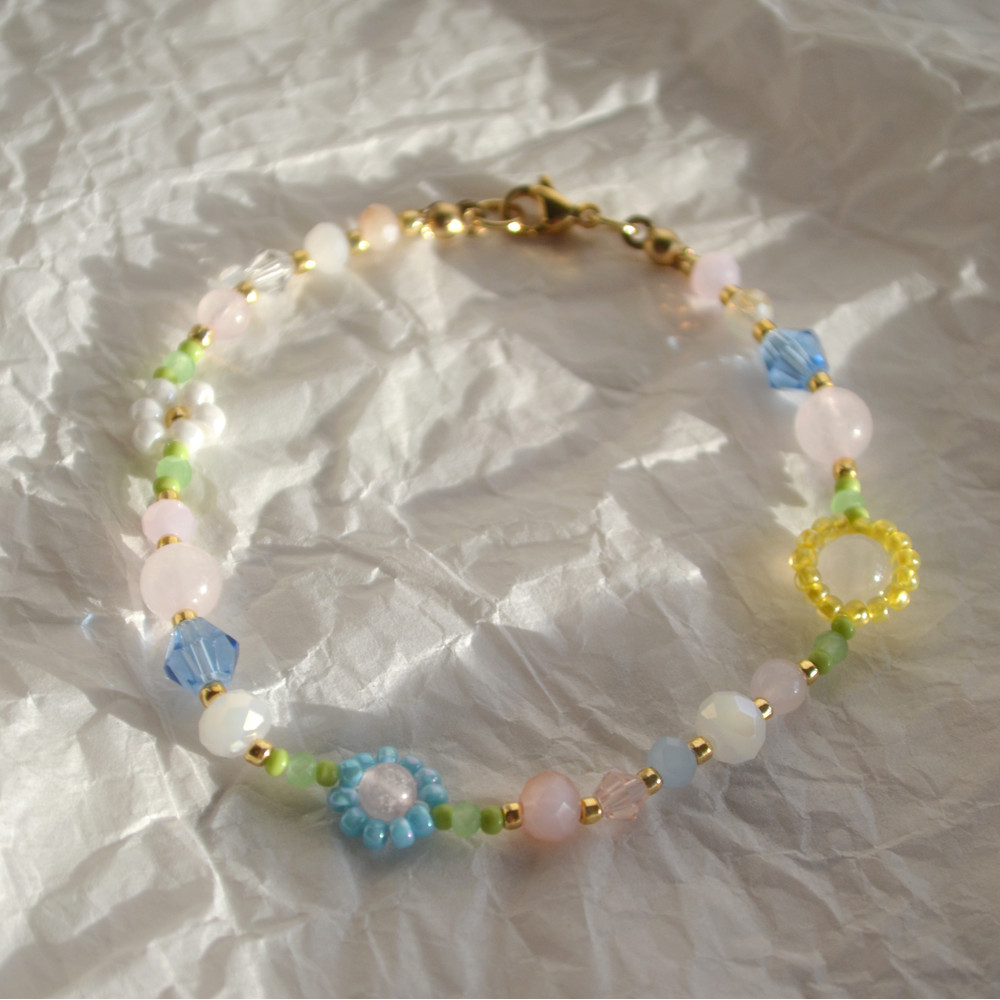 Beaded Bracelet Crystal Bracelet Braided Bracelet Bracelet Handmade Bracelet 2