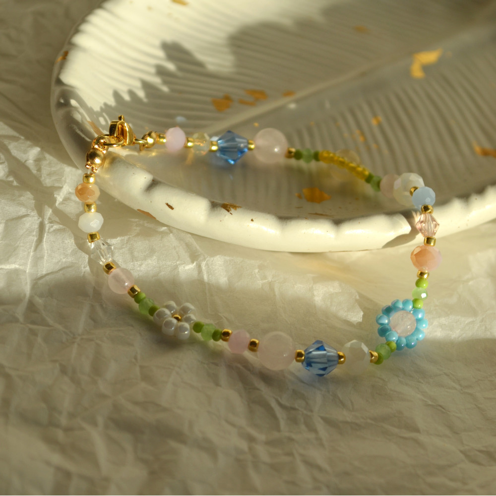 Beaded Bracelet Crystal Bracelet Braided Bracelet Bracelet Handmade Bracelet 5