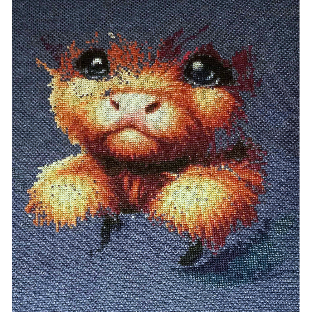 Highland Calf 1  Excluse Cross Stitch Pattern  Original Artwork From Designs By Decca 3