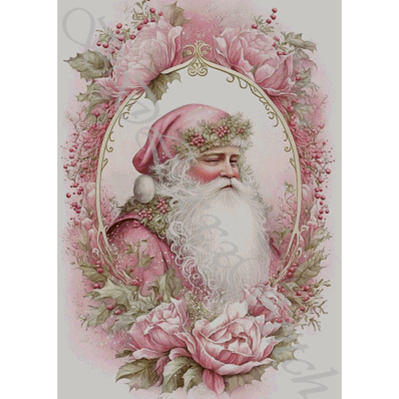 Olde World Santa Cross Stitch Pattern Original Artwork From Sandi K 1
