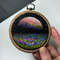 Tiny Space Artwork Embroidered And Needle Felted Milky Way Art 0