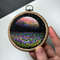 Tiny Space Artwork Embroidered And Needle Felted Milky Way Art 1
