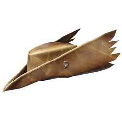 bloodbone hunter distressed leather hat