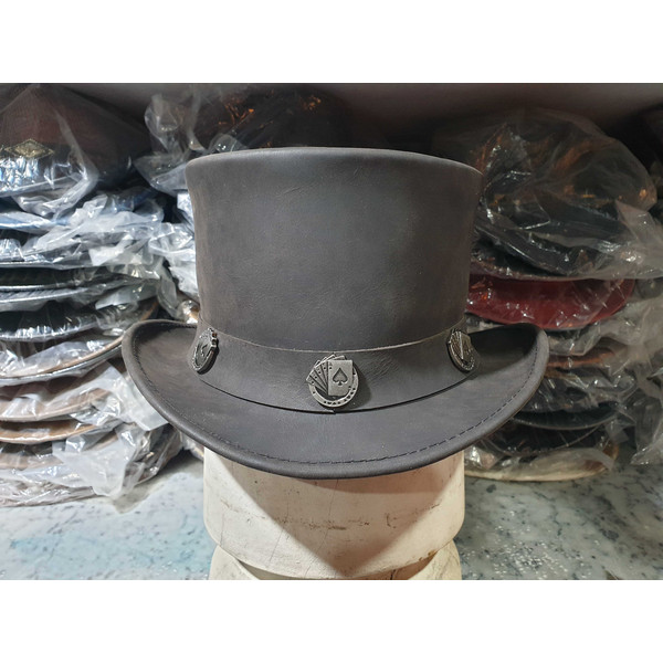 El Dorado Pocker Band Leather Top Hat (3).jpg